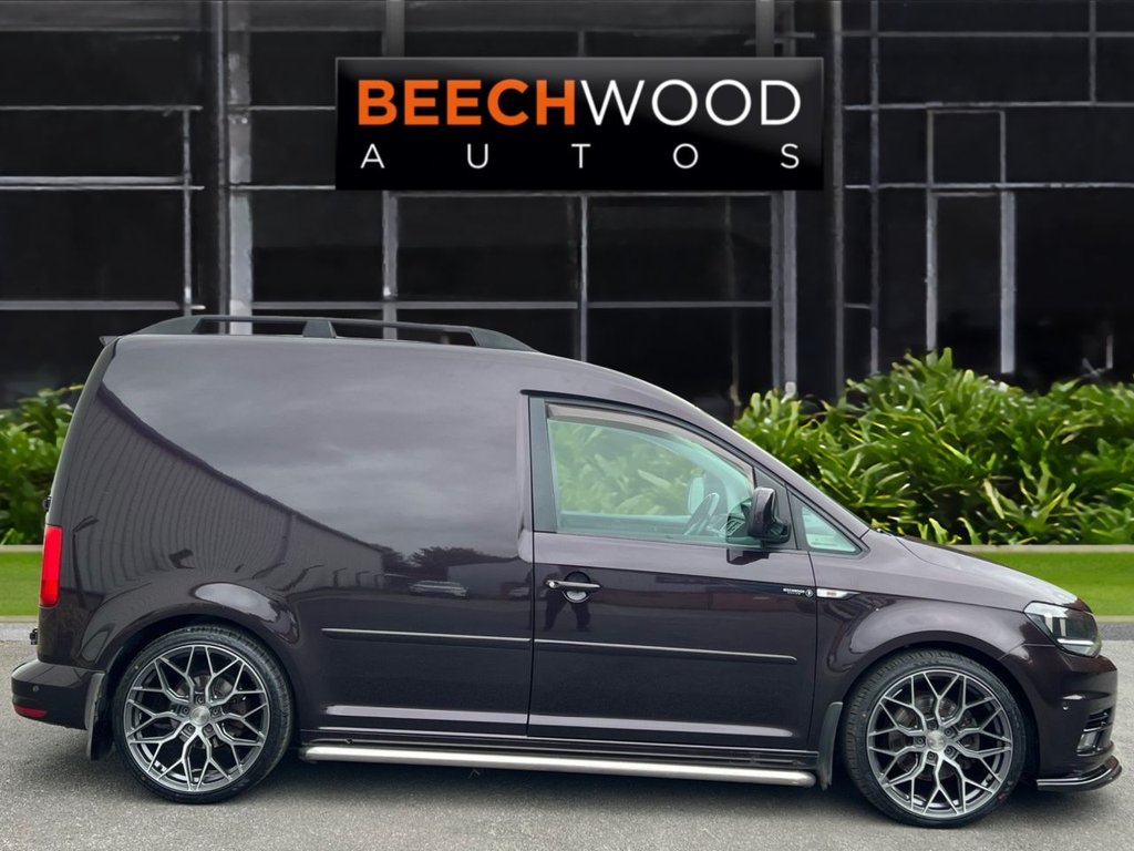 USED 2017 66 VOLKSWAGEN CADDY 2.0 TDI C20 BlueMotion Tech Highline Panel Van 5dr Diesel DSG SWB Euro 6 (s/s) (150 ps) *BRAND NEW 19" WHEELS & TYRES*