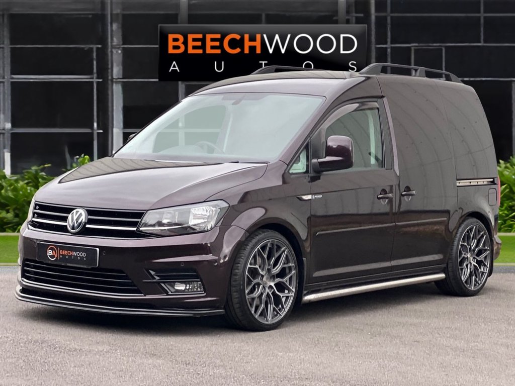 USED 2017 66 VOLKSWAGEN CADDY 2.0 TDI C20 BlueMotion Tech Highline Panel Van 5dr Diesel DSG SWB Euro 6 (s/s) (150 ps) *BRAND NEW 19" WHEELS & TYRES*