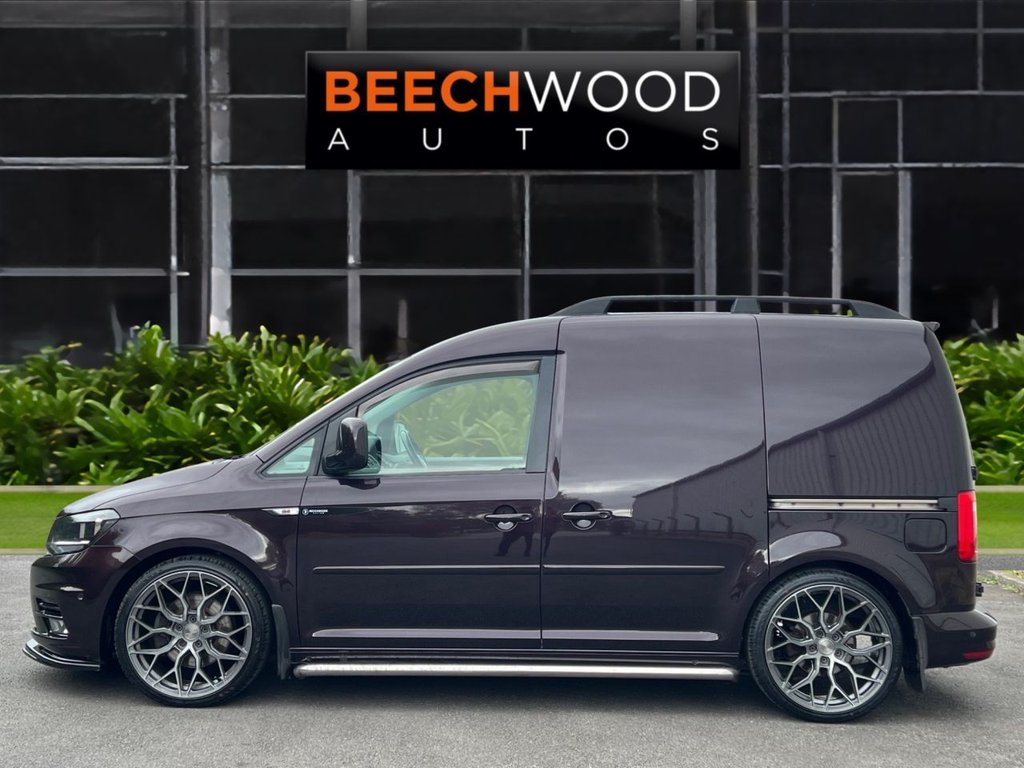 USED 2017 66 VOLKSWAGEN CADDY 2.0 TDI C20 BlueMotion Tech Highline Panel Van 5dr Diesel DSG SWB Euro 6 (s/s) (150 ps) *BRAND NEW 19" WHEELS & TYRES*