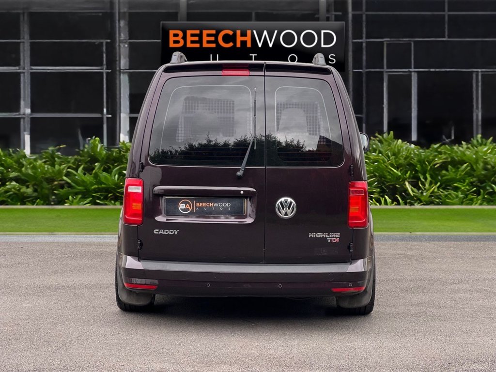 USED 2017 66 VOLKSWAGEN CADDY 2.0 TDI C20 BlueMotion Tech Highline Panel Van 5dr Diesel DSG SWB Euro 6 (s/s) (150 ps) *BRAND NEW 19" WHEELS & TYRES*