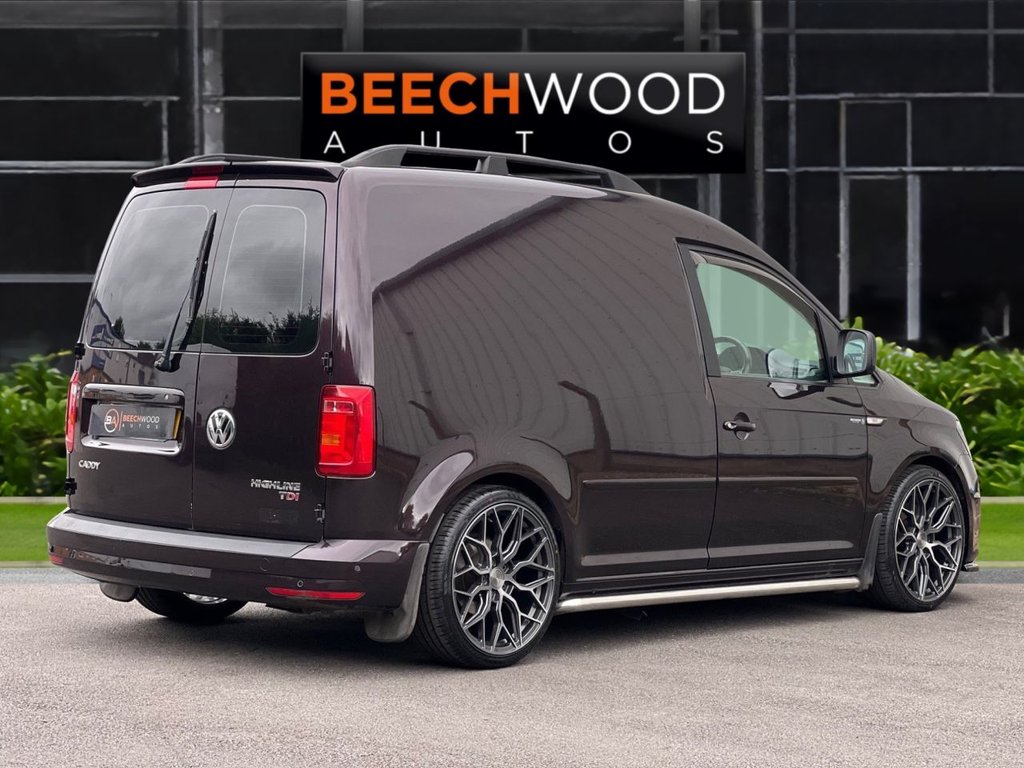 USED 2017 66 VOLKSWAGEN CADDY 2.0 TDI C20 BlueMotion Tech Highline Panel Van 5dr Diesel DSG SWB Euro 6 (s/s) (150 ps) *BRAND NEW 19" WHEELS & TYRES*