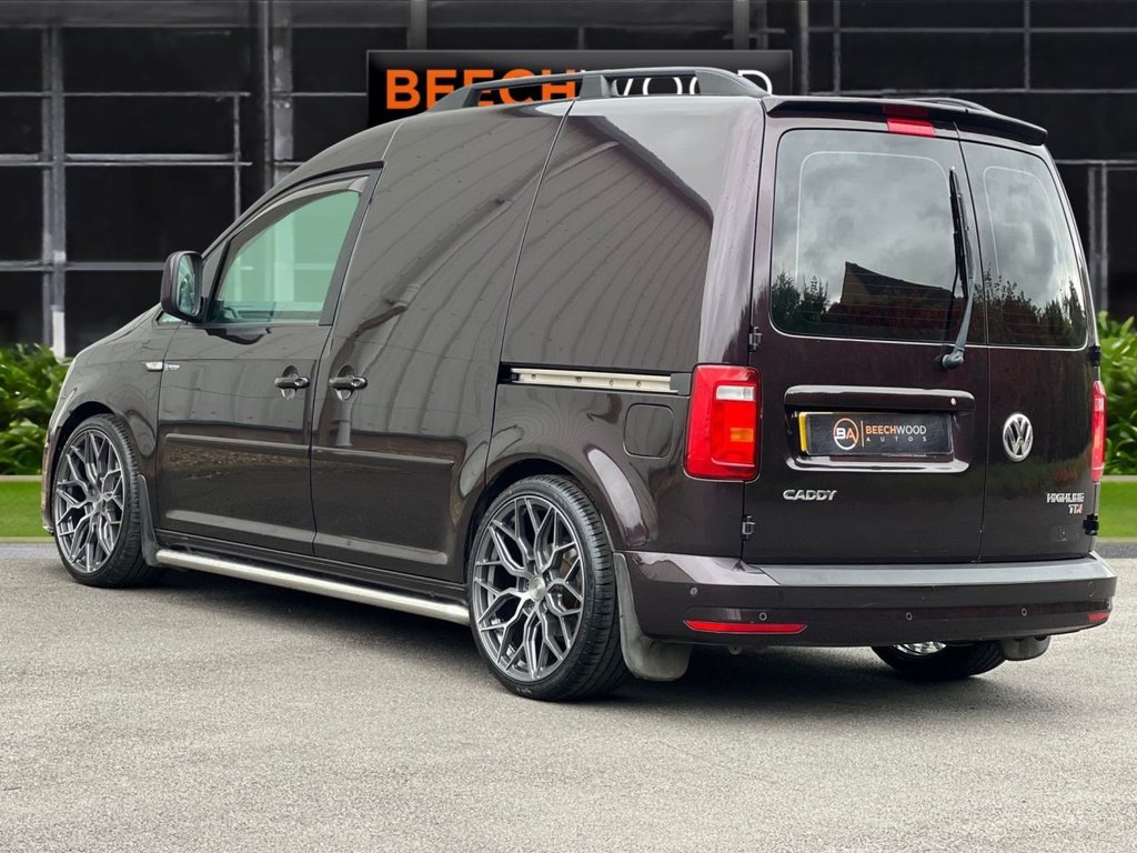 USED 2017 66 VOLKSWAGEN CADDY 2.0 TDI C20 BlueMotion Tech Highline Panel Van 5dr Diesel DSG SWB Euro 6 (s/s) (150 ps) *BRAND NEW 19" WHEELS & TYRES*