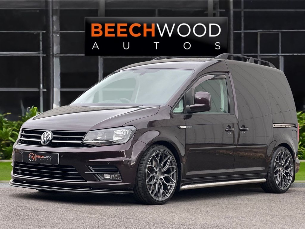 USED 2017 66 VOLKSWAGEN CADDY 2.0 TDI C20 BlueMotion Tech Highline Panel Van 5dr Diesel DSG SWB Euro 6 (s/s) (150 ps) *BRAND NEW 19" WHEELS & TYRES*