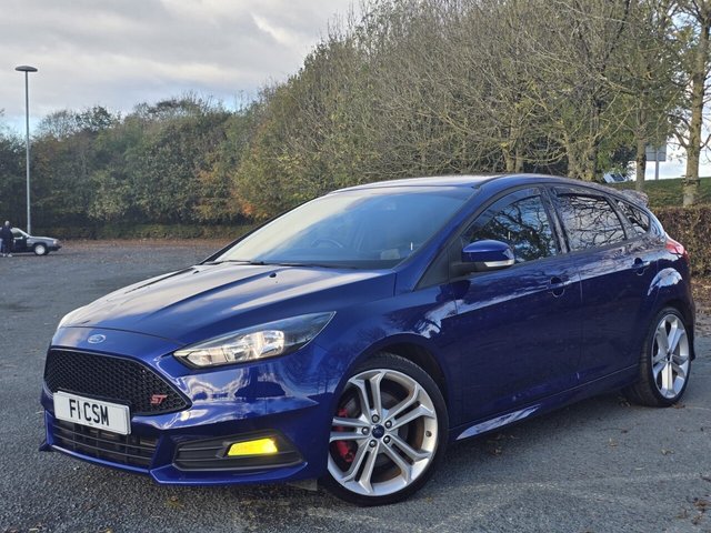 2015 65 FORD FOCUS 2.0T EcoBoost ST-2 Hatchback 5dr Petrol Manual Euro 6 (s/s) (250 ps) A STUNNING ADDITION TO OUR FORECOURT+JUST 1 FORMER KEEPER+SERVICE HISTORY+DUAL ZONE CLIMATE CONTROL+AUX-IN+DAB DIGITAL RADIO+AUTO LIGHTS+HALF LEATHER INTERIOR+SATELLITE NAVIGATION+AIR CONDITIONING+CLIMATE CONTROL+ALLOY WHEELS+BLUETOOTH CONNECTIVITY+1 FULL YEARS MOT PRIOR TO COLLECTION+CALL NOW TO SPEAK WITH ONE OF OUR EXPERIENCED SALES ADVISORS AND ARRANGE A VIEWING!!!!!!!!!!!!!!!!!!!!!!!!!!!!!!!!