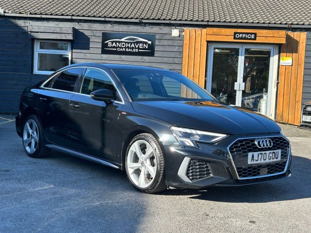 2021 70 Audi A3 1.0 TFSI 30 S line Saloon 4dr Petrol S Tronic Euro 6 (s/s) (110 ps)