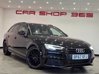 USED 2018 67 AUDI A4 AVANT 2.0 TFSI Black Edition Estate 5dr Petrol S Tronic Euro 6 (s/s) (190 ps) 