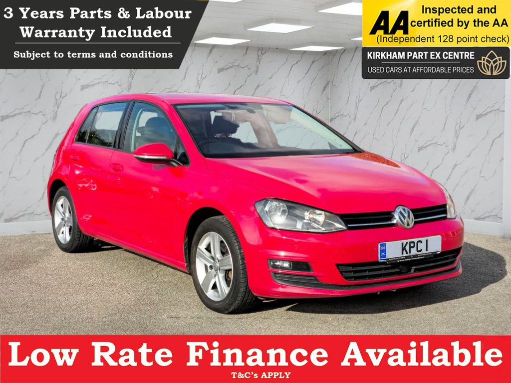 VOLKSWAGEN GOLF 1.4 TSI BlueMotion Tech Match Hatchback 5dr Petrol DSG Euro 5 (s/s) (122 ps) DRIVE AWAY TODAY NATIONWIDE PARTS & LABOUR WARRANTY INCLUDED + 12 MONTHS AA BREAKDOWN FREE