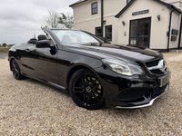 USED 2014 63 MERCEDES-BENZ E-CLASS 2.1 E220 CDI AMG Sport Cabriolet 2dr Diesel G-Tronic+ Euro 5 (s/s) (170 ps) 2 KEYS, FINANCE FROM 8.9% APR