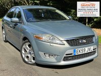 USED 2009 59 FORD MONDEO 2.0 TDCi Titanium X Sport Hatchback 5dr Diesel Manual (156 g/km, 138 bhp) ALLOYS, CRUISE CONTROL, AIR CON