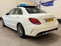 USED 2015 15 MERCEDES-BENZ C-CLASS 2.0 C200 AMG Line Premium Plus Panoramic Saloon 4 Door Petrol 7G-Tronic+ Euro 6 (s/s) (184 ps) 1 OWNER PLUS DEALER 10 SERVICES
