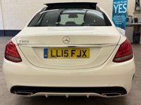 USED 2015 15 MERCEDES-BENZ C-CLASS 2.0 C200 AMG Line Premium Plus Panoramic Saloon 4 Door Petrol 7G-Tronic+ Euro 6 (s/s) (184 ps) 1 OWNER PLUS DEALER 10 SERVICES