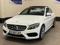 USED 2015 15 MERCEDES-BENZ C-CLASS 2.0 C200 AMG Line Premium Plus Panoramic Saloon 4 Door Petrol 7G-Tronic+ Euro 6 (s/s) (184 ps) 1 OWNER PLUS DEALER 10 SERVICES