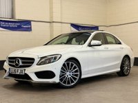 USED 2015 15 MERCEDES-BENZ C-CLASS 2.0 C200 AMG Line Premium Plus Panoramic Saloon 4 Door Petrol 7G-Tronic+ Euro 6 (s/s) (184 ps) 1 OWNER PLUS DEALER 10 SERVICES