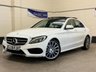 USED 2015 15 MERCEDES-BENZ C-CLASS 2.0 C200 AMG Line Premium Plus Panoramic Saloon 4 Door Petrol 7G-Tronic+ Euro 6 (s/s) (184 ps) 1 OWNER PLUS DEALER 10 SERVICES