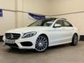 USED 2015 15 MERCEDES-BENZ C-CLASS 2.0 C200 AMG Line Premium Plus Panoramic Saloon 4 Door Petrol 7G-Tronic+ Euro 6 (s/s) (184 ps) 1 OWNER PLUS DEALER 10 SERVICES