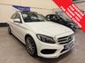 USED 2015 15 MERCEDES-BENZ C-CLASS 2.0 C200 AMG Line Premium Plus Panoramic Saloon 4 Door Petrol 7G-Tronic+ Euro 6 (s/s) (184 ps) 1 OWNER PLUS DEALER 10 SERVICES