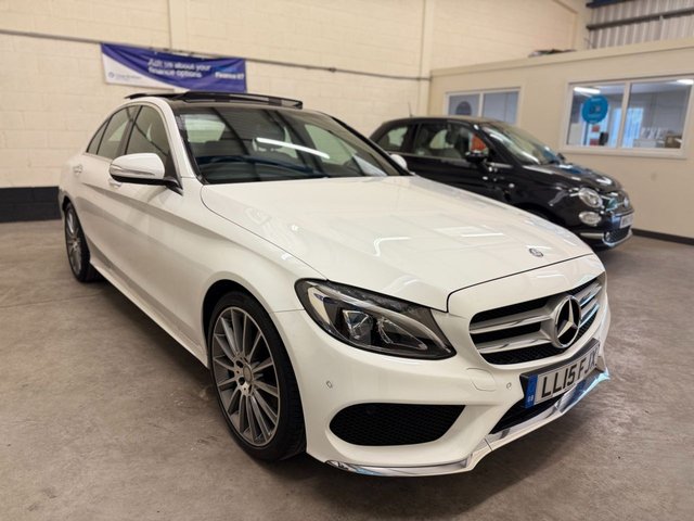 2015 15 Mercedes-Benz C-Class 2.0 C200 AMG Line Premium Plus Panoramic Saloon 4 Door Petrol 7G-Tronic+ Euro 6 (s/s) (184 ps)