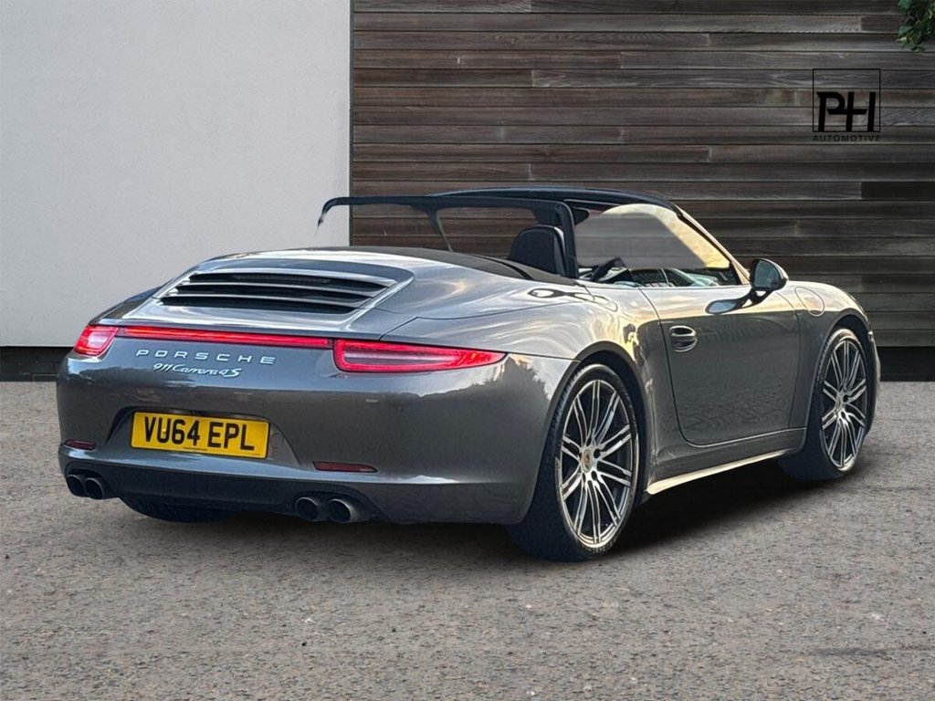 USED 2014 64 PORSCHE 911 3.8 991 Carrera 4S Convertible 2dr Petrol PDK 4WD Euro 6 (s/s) (400 ps) PORSCHE WARRANTY|SPORT CHRONO