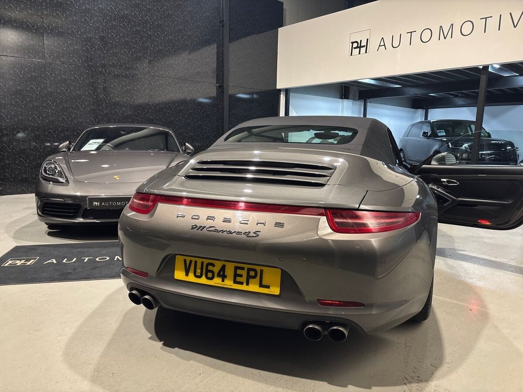 USED 2014 64 PORSCHE 911 3.8 991 Carrera 4S Convertible 2dr Petrol PDK 4WD Euro 6 (s/s) (400 ps) PORSCHE WARRANTY|SPORT CHRONO