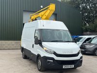 USED 2015 65 IVECO DAILY 2.3 TD 13V 35S 3000 PLATFORM CHERRY PICKER VAN - NO VAT FULLY FUNCTIONAL CHERRY PICKER