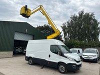 USED 2015 65 IVECO DAILY 2.3 TD 13V 35S 3000 PLATFORM CHERRY PICKER VAN - NO VAT FULLY FUNCTIONAL CHERRY PICKER