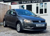 USED 2014 14 VOLKSWAGEN POLO 1.0 BlueMotion Tech SE Hatchback 3dr Petrol Manual Euro 6 (s/s) (60 ps) LOW MILEAGE! FSH!