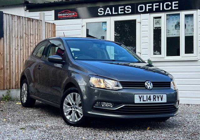 2014 14 Volkswagen Polo 1.0 BlueMotion Tech SE Hatchback 3dr Petrol Manual Euro 6 (s/s) (60 ps)