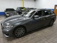 USED 2021 21 BMW 3 SERIES 2.0 330e 12kWh M Sport Touring 5dr Petrol Plug-in Hybrid Auto Euro 6 (s/s) (292 ps) SAT NAV LEATHER HEATED SEATS REAR CAMERA PARKING SENSORS 1 OWNER SERVICE HISTORY WARRANTY