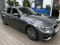 USED 2021 21 BMW 3 SERIES 2.0 330e 12kWh M Sport Touring 5dr Petrol Plug-in Hybrid Auto Euro 6 (s/s) (292 ps) SAT NAV LEATHER HEATED SEATS REAR CAMERA PARKING SENSORS 1 OWNER SERVICE HISTORY WARRANTY