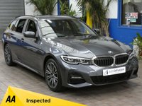 USED 2021 21 BMW 3 SERIES 2.0 330e 12kWh M Sport Touring 5dr Petrol Plug-in Hybrid Auto Euro 6 (s/s) (292 ps) SAT NAV LEATHER HEATED SEATS REAR CAMERA PARKING SENSORS 1 OWNER SERVICE HISTORY WARRANTY