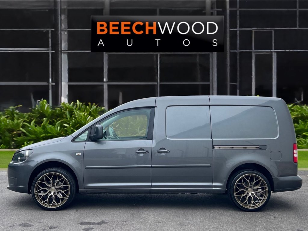 USED 2014 14 VOLKSWAGEN CADDY MAXI 1.6 TDi BlueMotion Tech C20 Maxi BEECHWOOD CUSTOM Panel Van 5dr Diesel Manual FWD (136 g/km, 101 bhp) BRAND NEW WHEELS AND TYRES!