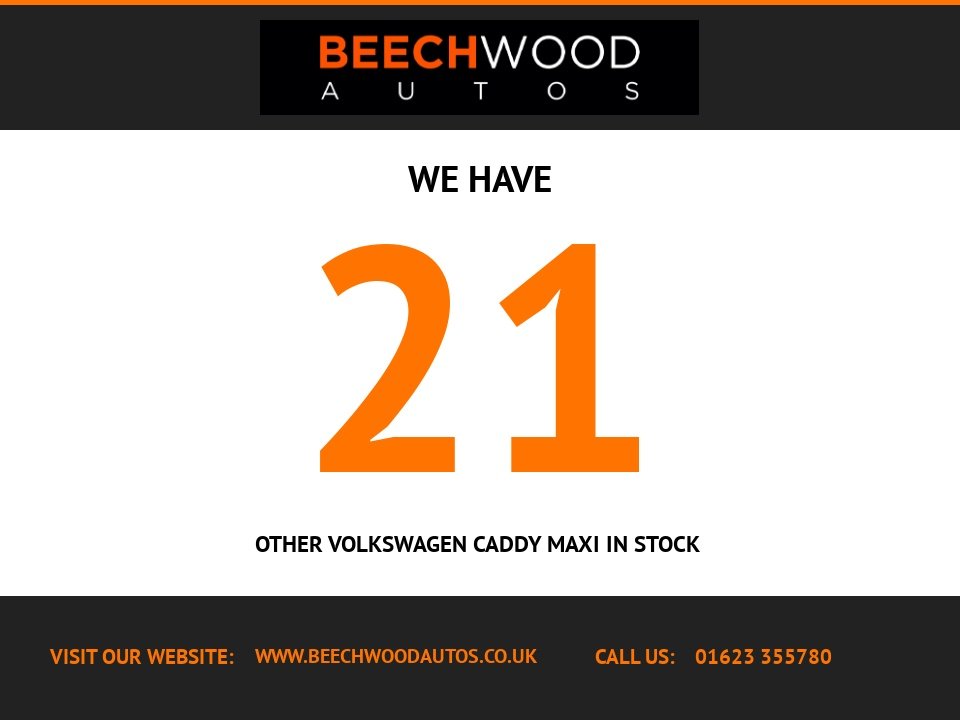 USED 2014 14 VOLKSWAGEN CADDY MAXI 1.6 TDi BlueMotion Tech C20 Maxi BEECHWOOD CUSTOM Panel Van 5dr Diesel Manual FWD (136 g/km, 101 bhp) BRAND NEW WHEELS AND TYRES!