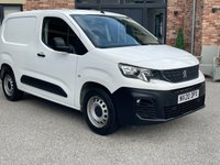 USED 2020 20 PEUGEOT PARTNER 1.5 BlueHDi 1000 Grip Standard Panel Van 5dr Diesel Manual SWB Euro 6 (s/s) (100 bhp) 6 MONTHS WARRANTY PX FINANCE