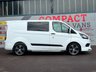USED 2018 18 FORD TRANSIT CUSTOM 2.0 280 EcoBlue Crew Van Conversion (6 SEATS) L1 H1 Euro 6 (105 ps) 6 SEATS, CARPET LINED!!!