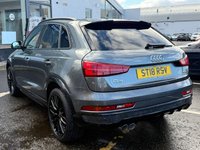 USED 2018 18 AUDI Q3 2.0 TDI Black Edition SUV 5dr Diesel S Tronic quattro Euro 6 (s/s) (184 ps) 