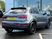 USED 2018 18 AUDI Q3 2.0 TDI Black Edition SUV 5dr Diesel S Tronic quattro Euro 6 (s/s) (184 ps) 