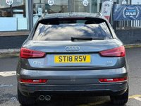 USED 2018 18 AUDI Q3 2.0 TDI Black Edition SUV 5dr Diesel S Tronic quattro Euro 6 (s/s) (184 ps) 