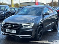 USED 2018 18 AUDI Q3 2.0 TDI Black Edition SUV 5dr Diesel S Tronic quattro Euro 6 (s/s) (184 ps) 
