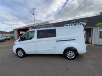 USED 2022 72 FORD TRANSIT CUSTOM 2.0 300 EcoBlue Limited Crew Van Double Cab 5dr Diesel Manual L2 H1 Euro 6 (s/s) (130 ps) 5 Seats Full Service History