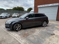 USED 2018 18 AUDI A3 2.0 TDI S line Sportback 5dr Diesel Manual Euro 6 (s/s) (150 ps) 6 Months Warranty included