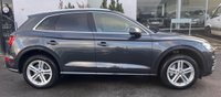 USED 2017 17 AUDI Q5 2.0 TDI S line SUV 5dr Diesel S Tronic quattro Euro 6 (s/s) (190 ps) THIS CAR COMES WITH 6 MONTHS WARRANTY , BREAKDOWN COVER & RECOVERY++  19 INCH ALLOYS + ELECTRIC PARKING BRAKE + 4-WAY ELECTRIC LUMBER SUPPORT + FRONT HEATED SEATS + BLUETOOTH CONNECTIVITY + CRUISE CONTROL + DAB RADIO + DELUXE 3-ZONE CLIMATE CONTROL + FRONT SPORT SEATS + KEY LESS START + DAY TIME RUNNING LIGHTS + FRONT AND REAR PARKING SENSORS + POWER OPERATED TAILGATE + ALUMINIUM ROOF RAIL + AUX + USB + PRIVACY GLASS WITH ACOUSTIC GLAZING FOR FRONT WINDOWS + S LINE FRONT AND REAR BUMPERS + SIDE
