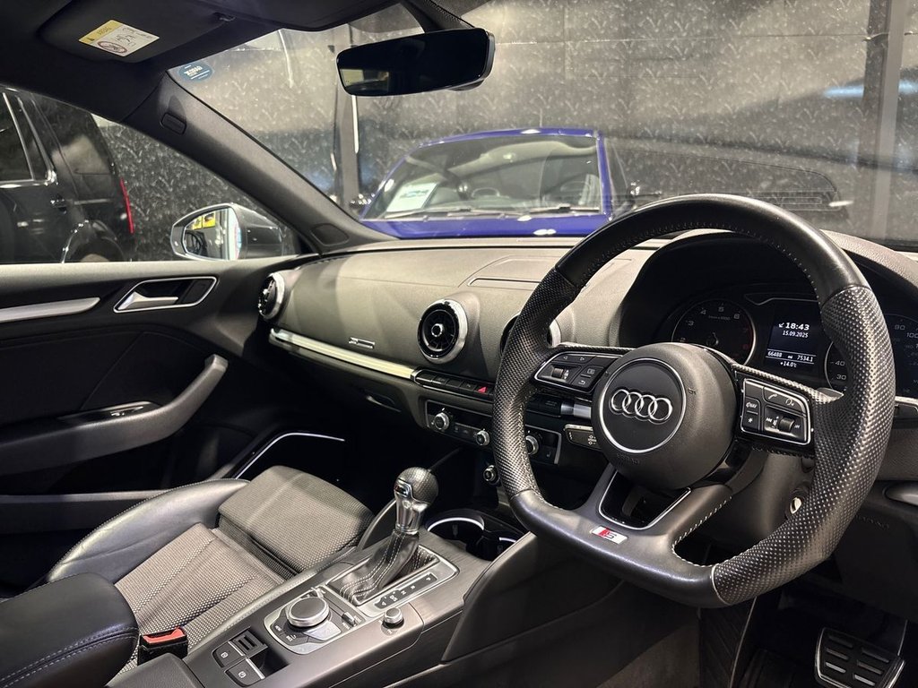 USED 2019 69 AUDI A3 1.5 TFSI CoD 35 S line Sportback 5dr Petrol S Tronic Euro 6 (s/s) (150 ps) COMFORT & SOUND|AUDI WARRANTY