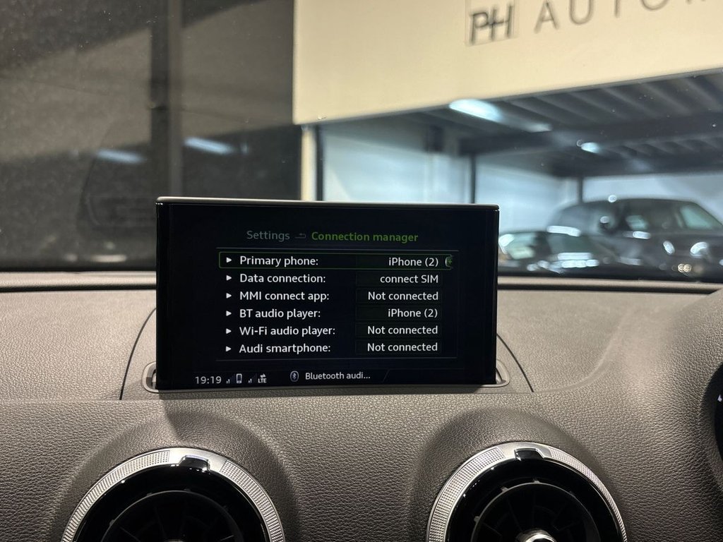 USED 2019 69 AUDI A3 1.5 TFSI CoD 35 S line Sportback 5dr Petrol S Tronic Euro 6 (s/s) (150 ps) COMFORT & SOUND|AUDI WARRANTY