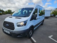 USED 2017 17 FORD TRANSIT 2.2 TDCi 410 HDT Minibus 5dr Diesel Manual L3 H2 (14 seats) (196 g/km, 123 bhp) 