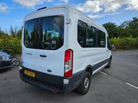 USED 2017 17 FORD TRANSIT 2.2 TDCi 410 HDT Minibus 5dr Diesel Manual L3 H2 (14 seats) (196 g/km, 123 bhp) 