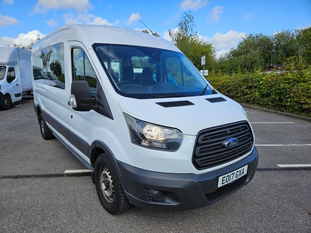 2017 FORD TRANSIT 2.2 TDCi 410 HDT Minibus 5dr Diesel Manual L3 H2 (14 seats) (196 g/km, 123 bhp)