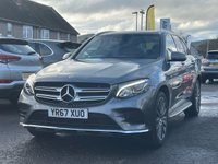 USED 2017 67 MERCEDES-BENZ GLC 2.1 GLC220d AMG Line (Premium) SUV 5dr Diesel G-Tronic 4MATIC Euro 6 (s/s) (170 ps) THIS CAR COMES WITH 6 MONTHS WARRANTY , BREAKDOWN COVER & RECOVERY++  NAVIGATION SYSTEM + FRONT AND BACK PARKING SENSORS + AROUND VIEW MONITOR CAMERA + 4 WHEEL DRIVE + DIGITAL METER DISPLAY + LEATHER SEATS + HEATED SEATS + PANAROMIC ROOF + AUTO TAILGATE + FULL ELECTRIC SEATS + 4 WAY LUMBER SUPPORT + MEMORY SEATS + KEYLESS START + CRUISE CONTROL + SPEED LIMIT CONTROL + PADDLE SHIFTERS + AUTOMATIC START/STOP + TRACTION CONTROL + VOICE CONTROL + CD PLAYER +  BLUETOOTH + USB CONNECTION + SD CARD + 2