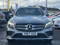 USED 2017 67 MERCEDES-BENZ GLC 2.1 GLC220d AMG Line (Premium) SUV 5dr Diesel G-Tronic 4MATIC Euro 6 (s/s) (170 ps) THIS CAR COMES WITH 6 MONTHS WARRANTY , BREAKDOWN COVER & RECOVERY++  NAVIGATION SYSTEM + FRONT AND BACK PARKING SENSORS + AROUND VIEW MONITOR CAMERA + 4 WHEEL DRIVE + DIGITAL METER DISPLAY + LEATHER SEATS + HEATED SEATS + PANAROMIC ROOF + AUTO TAILGATE + FULL ELECTRIC SEATS + 4 WAY LUMBER SUPPORT + MEMORY SEATS + KEYLESS START + CRUISE CONTROL + SPEED LIMIT CONTROL + PADDLE SHIFTERS + AUTOMATIC START/STOP + TRACTION CONTROL + VOICE CONTROL + CD PLAYER +  BLUETOOTH + USB CONNECTION + SD CARD + 2