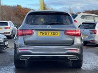 USED 2017 67 MERCEDES-BENZ GLC 2.1 GLC220d AMG Line (Premium) SUV 5dr Diesel G-Tronic 4MATIC Euro 6 (s/s) (170 ps) THIS CAR COMES WITH 6 MONTHS WARRANTY , BREAKDOWN COVER & RECOVERY++  NAVIGATION SYSTEM + FRONT AND BACK PARKING SENSORS + AROUND VIEW MONITOR CAMERA + 4 WHEEL DRIVE + DIGITAL METER DISPLAY + LEATHER SEATS + HEATED SEATS + PANAROMIC ROOF + AUTO TAILGATE + FULL ELECTRIC SEATS + 4 WAY LUMBER SUPPORT + MEMORY SEATS + KEYLESS START + CRUISE CONTROL + SPEED LIMIT CONTROL + PADDLE SHIFTERS + AUTOMATIC START/STOP + TRACTION CONTROL + VOICE CONTROL + CD PLAYER +  BLUETOOTH + USB CONNECTION + SD CARD + 2