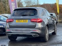 USED 2017 67 MERCEDES-BENZ GLC 2.1 GLC220d AMG Line (Premium) SUV 5dr Diesel G-Tronic 4MATIC Euro 6 (s/s) (170 ps) THIS CAR COMES WITH 6 MONTHS WARRANTY , BREAKDOWN COVER & RECOVERY++  NAVIGATION SYSTEM + FRONT AND BACK PARKING SENSORS + AROUND VIEW MONITOR CAMERA + 4 WHEEL DRIVE + DIGITAL METER DISPLAY + LEATHER SEATS + HEATED SEATS + PANAROMIC ROOF + AUTO TAILGATE + FULL ELECTRIC SEATS + 4 WAY LUMBER SUPPORT + MEMORY SEATS + KEYLESS START + CRUISE CONTROL + SPEED LIMIT CONTROL + PADDLE SHIFTERS + AUTOMATIC START/STOP + TRACTION CONTROL + VOICE CONTROL + CD PLAYER +  BLUETOOTH + USB CONNECTION + SD CARD + 2
